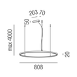 67566/80-TRIAC-SWW Leuchtwurm HL     ONERING  LED 35W 3000K 2800lm CRI 80/TR Produktbild Additional View 1 S