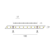 69170/300-SWW Leuchtwurm LED STRIP IP67 DIAMOND CRI90 24V 14,4W 2700K 3m Produktbild Additional View 1 S