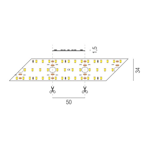 69411/250-WW Leuchtwurm LED   BELTS   24V   IP33   CRI80 24VDC/warmweiß 3000K Produktbild Additional View 1 L