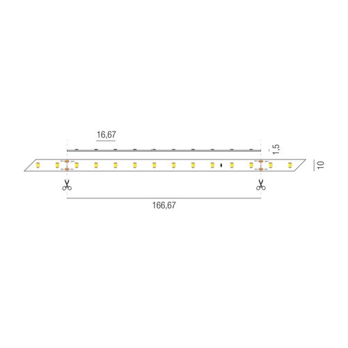 69465/3000-WW Leuchtwurm LED    STRIPs 24V    IP67   CRI 80   ULTRALONG 24VDC/ Produktbild Additional View 1 L