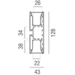 69830/250-ALU Leuchtwurm LED    PROFIL X PLORE 2.0 UP & DOWN/Aluminium eloxier Produktbild Additional View 1 S