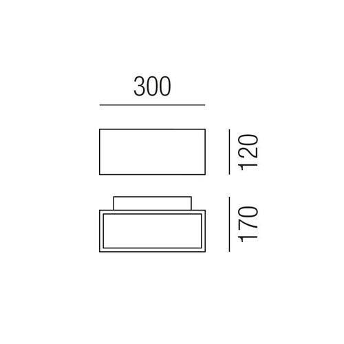 86537/22-AWW Leuchtwurm WL     AFRODITA anthrazit/Glas satiniert/Up &down LED 1 Produktbild Additional View 1 L