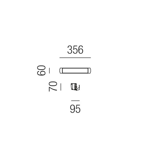 87939/36-ALUWW Leuchtwurm STL/WL     CONVERT symmetrisch/aluminium eloxiert/ Produktbild Additional View 1 L