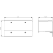 3VA9481-0WF40 Siemens KLEMMENABDECKUNG VERLAENGERT 4P 1 St. Produktbild Additional View 1 S