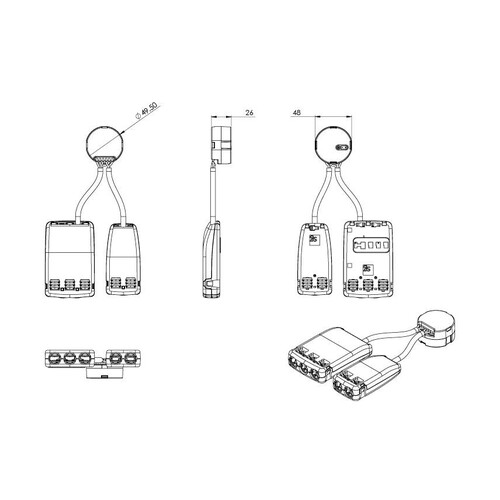 820382 SG Leuchten DALI ZU PHASENABSCHNITTDIMMER PILL Produktbild Additional View 1 L