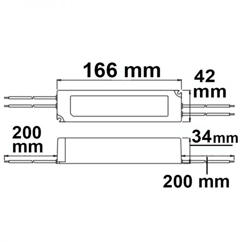 114082 Isoled LED Trafo 24V/DC, 0-60W IP67 Produktbild Additional View 1 L