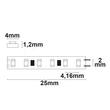 113459 Isoled LED CRI940 Micro Linear Flexband, 24V, 10W, IP20, neutralweiß Produktbild Additional View 2 S