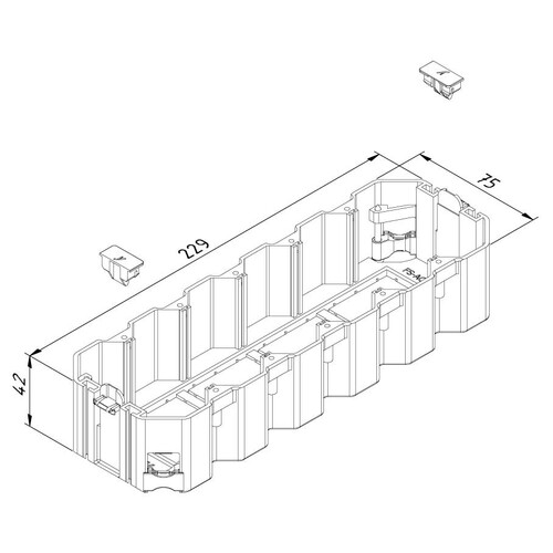 15645 Trayco FS AC HO 260 PA9011 Gerätebecher Produktbild Additional View 3 L