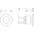 3SU1001-1BA30-0AA0 Siemens LEUCHTPILZDRUCKTASTER, 40MM, GELB Produktbild Additional View 1 S