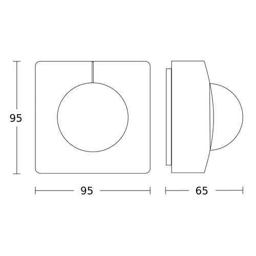 010485 Steinel IS 345 E COM1 AP WS weiss Produktbild Additional View 1 L