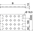 6049129 Obo DBKR 600 FS Riffelblechdeckel für begehbare Kabelri Produktbild Additional View 1 S