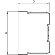 6248306 Obo LKM E60100FS Endstück  60x100mm Stahl bandverzinkt Produktbild Additional View 1 S