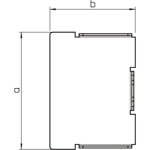 6248306 Obo LKM E60100FS Endstück  60x100mm Stahl bandverzinkt Produktbild Additional View 1 L