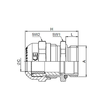 K100-1020-00-EX Jacob MS Ex Perfect plus Kabelverschraubung M20x1,5 Produktbild Additional View 1 S