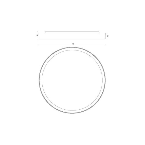 606000 SG Leuchten DISC 480 weiß 2700K Produktbild Additional View 1 L