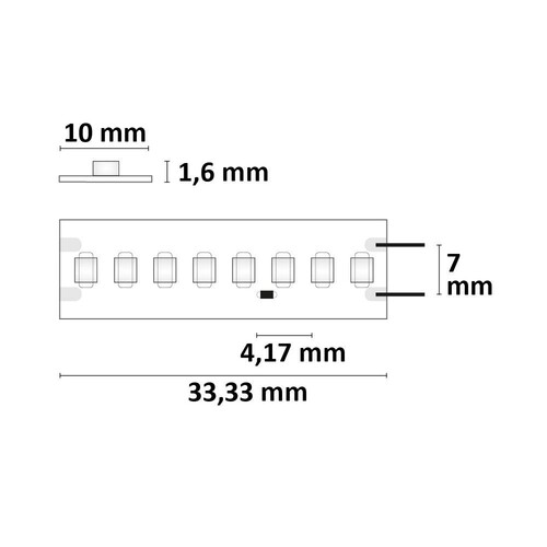 114247 ISOLED HEQ LED Flexband 21W/m 4000K CRI93 24V IP20 Produktbild Additional View 2 L