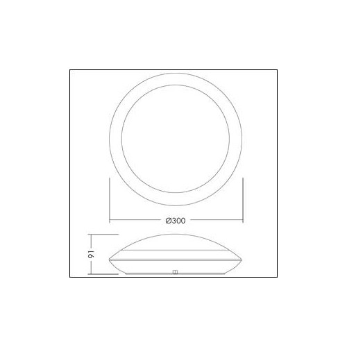 96632237 Thorn TOM VARIO LED 300 1200 830/40 WH Produktbild Additional View 1 L