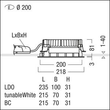 60818137 Zumtobel P INF R200L LED2500 940 LDO WH WH Produktbild Additional View 1 S