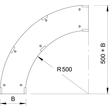 6231470 Obo WDBRL 90 30 FS Deckel Bogen 90° Weitspann System 110 und 160 B300mm Produktbild Additional View 1 S