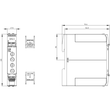 3RP2555-1AW30 Siemens Zeitrelais, Blinkrelais asymmetrisch 1W, 15 Zeitber Produktbild Additional View 2 S