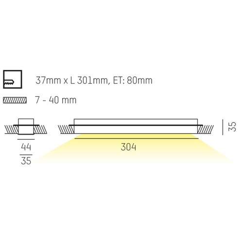 634-00201032905 Tecnico RIDE LENS EB L LED 17W 3000K FLOOD Produktbild Additional View 1 L