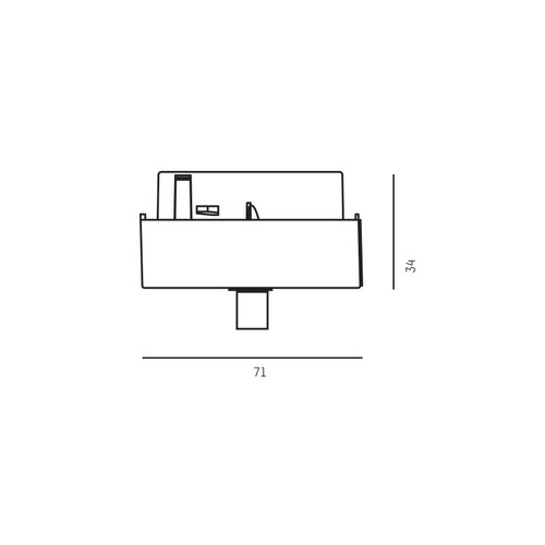 652-0080200004 Tecnico VOLARE2.0 ADAPTER FÜR HÄNGELEUCHTEN Produktbild Additional View 1 L