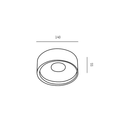 472-12270630 Tecnico CARMI SCHWARZ GOLD 11W 2700K Produktbild Additional View 1 L