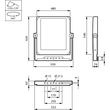 87278600 PhilipsLeuchten BVP140 LED480 4S 40K3/740 PSU OFA52 Produktbild Additional View 2 S