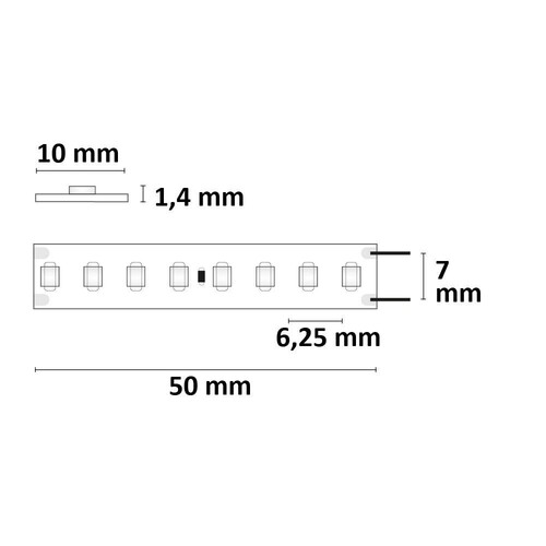 114250 Isoled LED HEQ930 Flexband High Bright, 24V,17W,IP20,3000K 16W/m 2350lm Produktbild Additional View 2 L