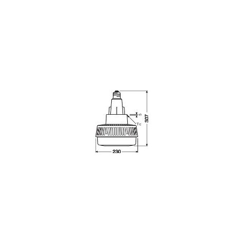 4058075284722 Osram LED Hallenleuchte HQILEDH13000 95W/840 110V E40 FS1 Produktbild Additional View 2 L