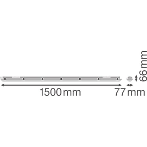 4058075300903 Ledvance Feuchtraumleuchte DP VAL 50W/4000K IP65 1500 Produktbild Additional View 1 L