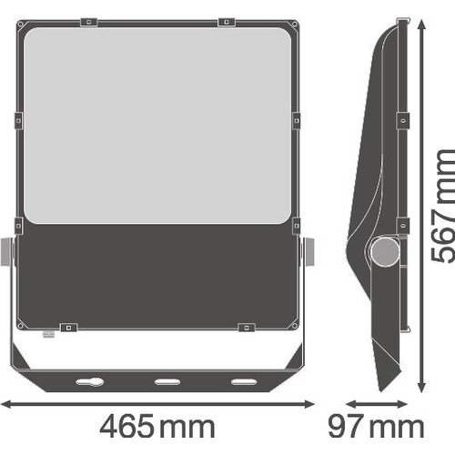 4058075353572 Ledvance FL PFM 290W/3000K ASYM 55X110 BK  LEDV Produktbild Additional View 1 L