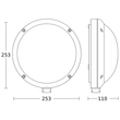 053079 Steinel L 330 LED PMMA ANT anthrazit Produktbild Additional View 1 S