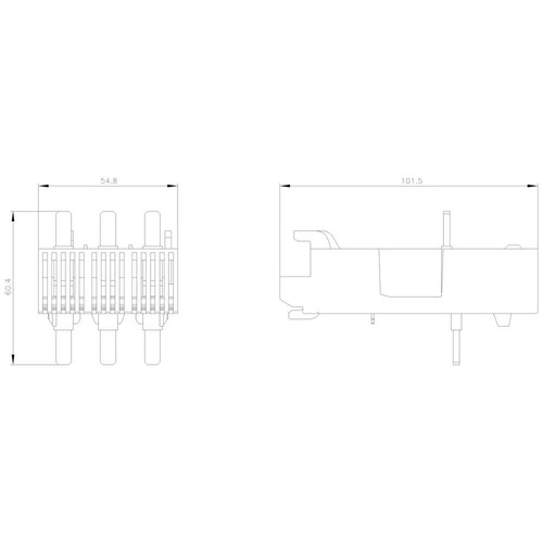 3RA2931-1AA00 Siemens Verbindungsbaustein, für 3RV2.3 und 3RT Produktbild Additional View 1 L