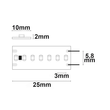 114051 Isoled LED CRI9B Linear ST Flexband, 24V, 15W, IP20, blau Produktbild Additional View 2 S