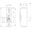 3RF2120-2AA04 Siemens Halbleiterrelais 3RF2, 1 phasig, B=22,5mm, 20A 48 460V/2 Produktbild Additional View 2 S