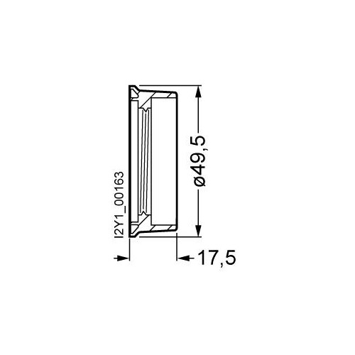 5SH3411 Siemens DIAZED Abdeckring, Isolierstoff DIII/E33 Produktbild Additional View 1 L