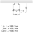42184967 Zumtobel TECTON C LED8000 830 L1000 WB LDE WH Produktbild Additional View 1 S