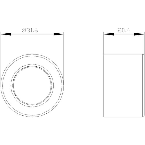 3SU1900-0EE70-0AA0 Siemens Silikonfreie Schutzkappe für Druckknopf hoch, klar Produktbild Additional View 1 L