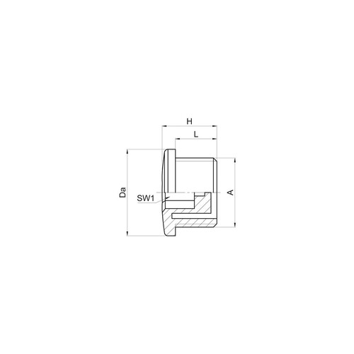 GHG9601952R0111 Jacob Ex Verschlussschraube Ex e M16x1,5 Produktbild Additional View 1 L