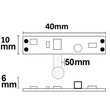 113726 Isoled LED Mini Switch PIR Bewegungssensor für Profile, max. 24V/5A Produktbild Additional View 1 S