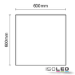 112995 Isoled LED Panel frameless, 600 diffus, 50W, warmweiß, dimmbar Produktbild Additional View 2 S