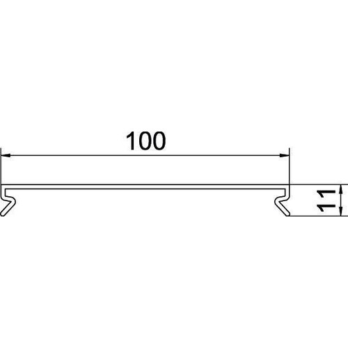 6132530 Rehau VDK OT100 sgr Oberteil METRA 100 7030 Polyvinylchlorid steingr Produktbild Additional View 1 L