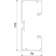 6132731 Rehau BRK 70170 rws Geräteeinbaukanal SIGNA BASE 70x170 901 Produktbild Additional View 1 S