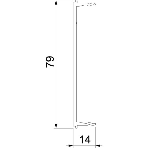 6132736 Rehau BRK 700802 rws Oberteil SIGNA BASE 80 9010 Polyvinylchlorid rei Produktbild Additional View 1 L