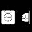 CD1520BFNAGN Jung SCHUKO® Steckdose m.Schriftf. Produktbild Additional View 1 S