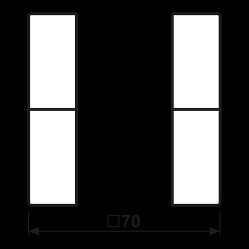 LS502TSASW Jung Tastensatz komplett 2fach Produktbild Additional View 1 L