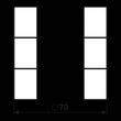 ME2503TSAAT Jung Tastensatz komplett 3fach Produktbild Additional View 1 S