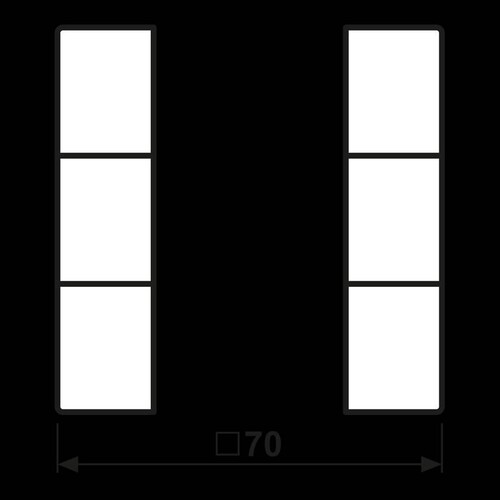 ME2503TSAAT Jung Tastensatz komplett 3fach Produktbild Additional View 1 L