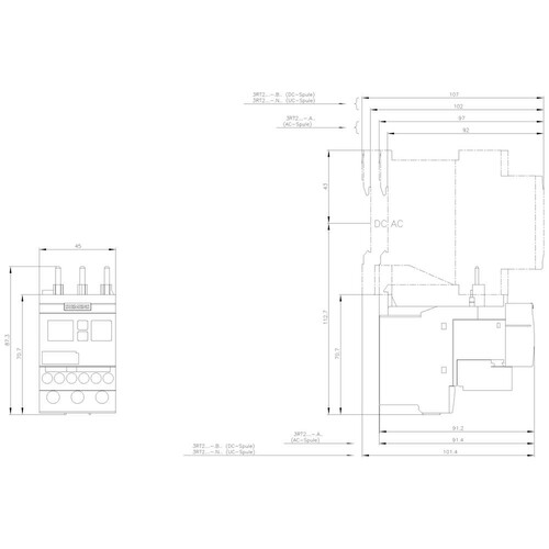 3RR2442-1AA40 Siemens Stromüberwachungsrelais für IO Link S0 Produktbild Additional View 2 L